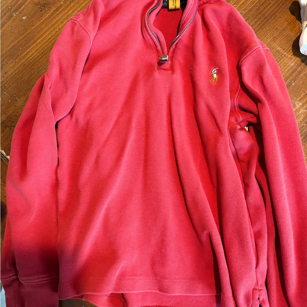 Polo Ralph Lauren Red Pullover Sweatshirt